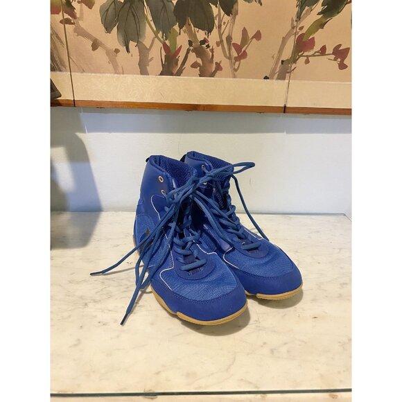 Hayabusa Boxing Shoes Blue Size 6 US Mens Lightweight Training Grip Athletic Gym - Picture 2 of 7